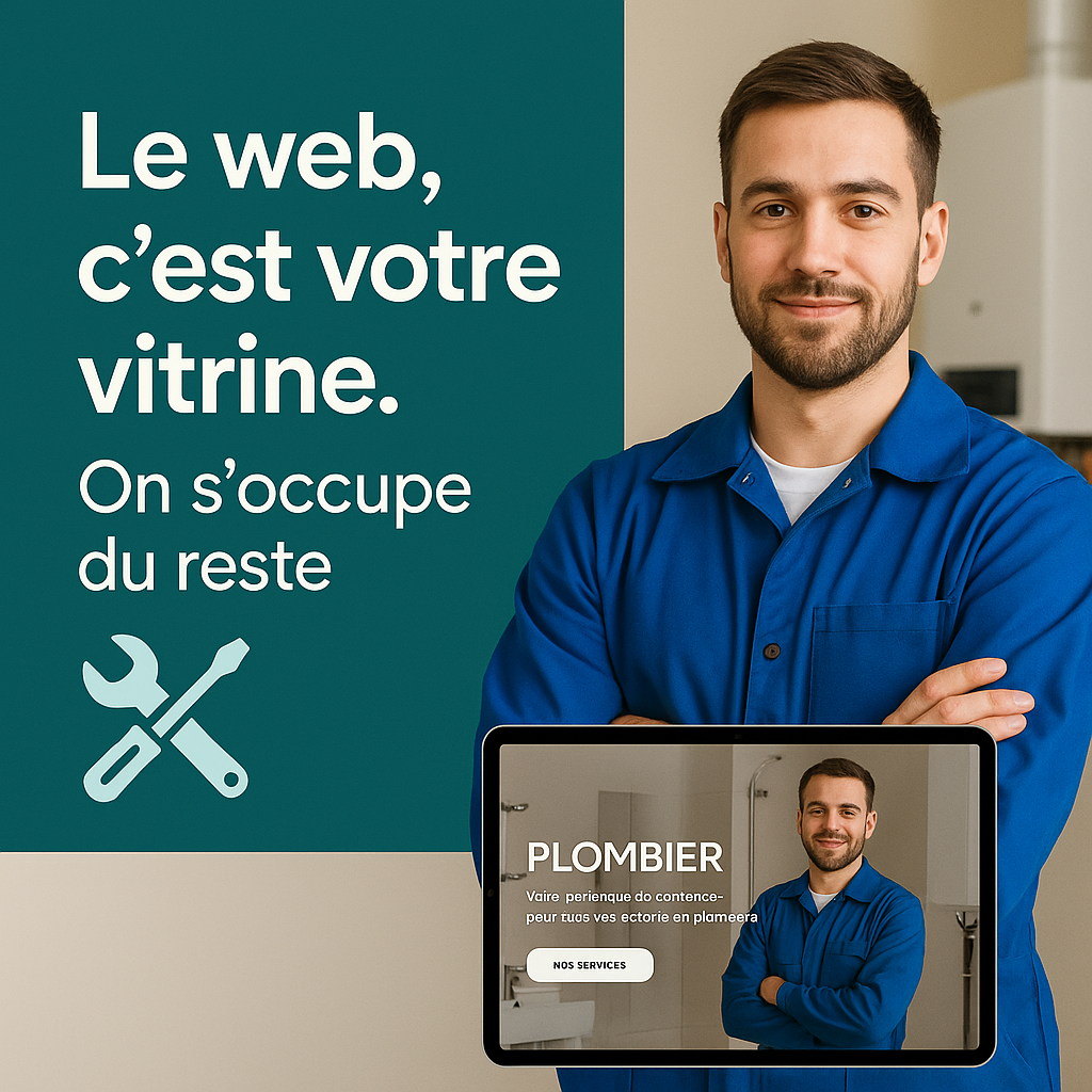 Site vitrine pour artisan plombier