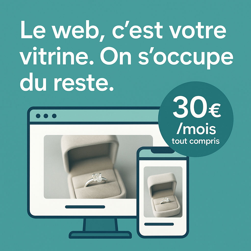 Site vitrine pour bijouterie